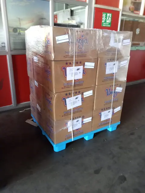 Heavy duty industrial shrink wrapping